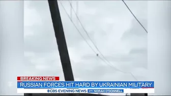 Russian forces hit hard by Ukrainian military