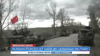 Russian forces hit hard by Ukrainian military