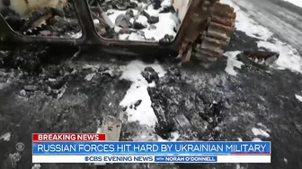 Russian forces hit hard by Ukrainian military