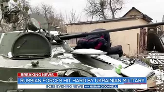 Russian forces hit hard by Ukrainian military