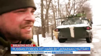 Russian forces hit hard by Ukrainian military