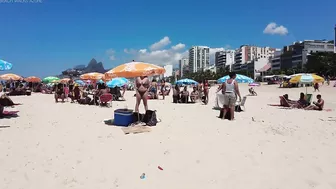 ???????? Summer in Rio de Janeiro - Brazil ☀️????️ Short Ipanema Beach Walk 4K