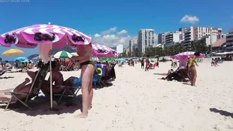 ???????? Summer in Rio de Janeiro - Brazil ☀️????️ Short Ipanema Beach Walk 4K