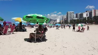 ???????? Summer in Rio de Janeiro - Brazil ☀️????️ Short Ipanema Beach Walk 4K