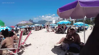 ???????? Summer in Rio de Janeiro - Brazil ☀️????️ Short Ipanema Beach Walk 4K