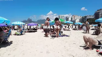 ???????? Summer in Rio de Janeiro - Brazil ☀️????️ Short Ipanema Beach Walk 4K