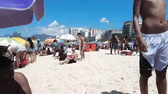 ???????? Summer in Rio de Janeiro - Brazil ☀️????️ Short Ipanema Beach Walk 4K