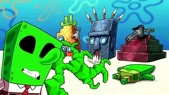 Monsters How Should I Feel Meme | The inhabitants of Bikini Bottom turned into zombies