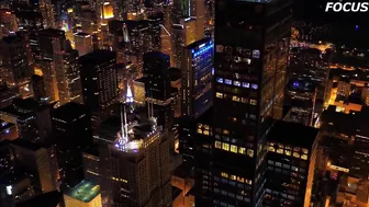 4K Drone | CHICAGO, Illinois Travel Time Lapse: Night Downtown,USA ???????? , Navy Pier / Cloud Gate