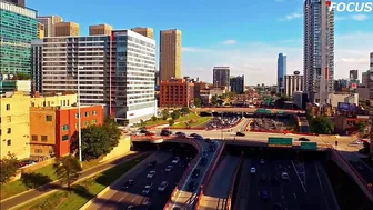 4K Drone | CHICAGO, Illinois Travel Time Lapse: Night Downtown,USA ???????? , Navy Pier / Cloud Gate