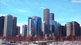 4K Drone | CHICAGO, Illinois Travel Time Lapse: Night Downtown,USA ???????? , Navy Pier / Cloud Gate