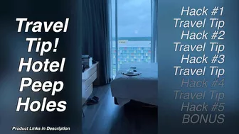 AirBnB and Hotel Safety Travel Hacks