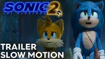 Sonic Movie 2 "Fastest Trailer" In Slow Motion - NEW Trailer Coming Tomorrow!