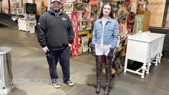 MADISON HODGES MODELS ESPRESSO BROWN LEATHER THIGH BOOTS AT KEYSTONE ARITISAN WERKS IN COLUMBIA PA