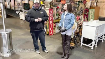 MADISON HODGES MODELS ESPRESSO BROWN LEATHER THIGH BOOTS AT KEYSTONE ARITISAN WERKS IN COLUMBIA PA