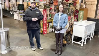 MADISON HODGES MODELS ESPRESSO BROWN LEATHER THIGH BOOTS AT KEYSTONE ARITISAN WERKS IN COLUMBIA PA