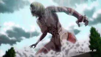 Annie and Reiner Transformation - Attack On Titan Episode 85