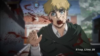 ARMIN GOT SHOT!  - Attack On Titan Episode 85