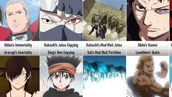 Naruto Characters with Similar Abilities from Other Anime I Anime Senpai Comparisons