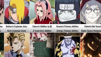 Naruto Characters with Similar Abilities from Other Anime I Anime Senpai Comparisons