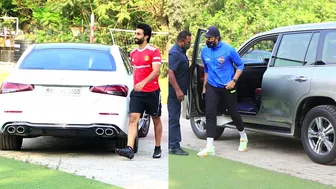 Celebrity in Expensive Cars Arrive for Football Practice Juhu | Adar jain, Abhishek Bachchan