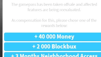 HOW TO GET A FREE BLOXBURG NEIGHBORHOOD?! woo refund (Roblox)