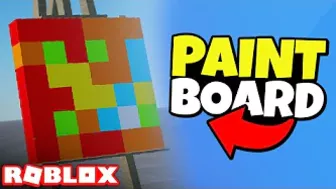 How to Make a PAINT BOARD in ROBLOX!