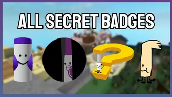 How to Find ALL SECRET BADGES |ROBLOX FIND THE MARKERS