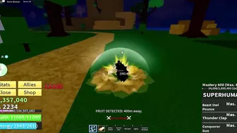 Dough + Spikey Trident Hybrid 1 Shot Combo (Blox fruits) - [Roblox]