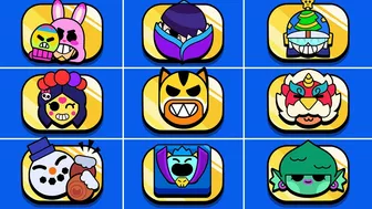 Skins That Has Only One Pin In Brawl Stars