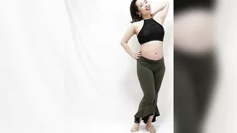 Make your own Jamila Flare Pants for dance practice & yoga!