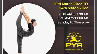 Gujrat Offline Yoga Event / 20/3/2022 to 24/3/2022