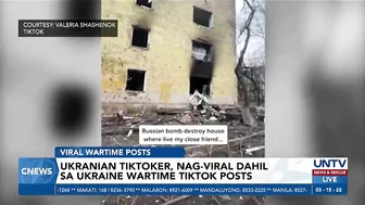 Ukranian TikToker, nag-viral dahil sa Ukraine wartime TikTok posts