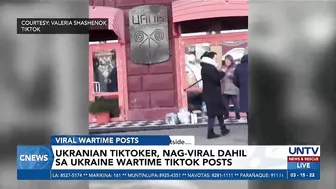 Ukranian TikToker, nag-viral dahil sa Ukraine wartime TikTok posts