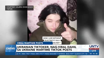 Ukranian TikToker, nag-viral dahil sa Ukraine wartime TikTok posts