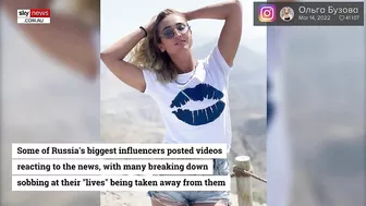 Russian influencers break down in tears after getting banned on Instagram