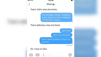 Instagram Stalking Gone Wrong | phonytexts