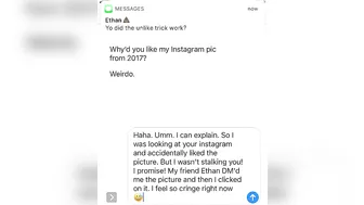 Instagram Stalking Gone Wrong | phonytexts