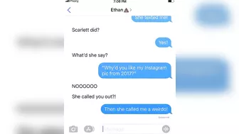 Instagram Stalking Gone Wrong | phonytexts