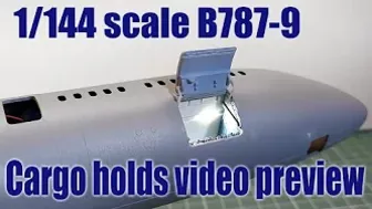 Rocast Models - 1/144 B787-9 Cargo holds preview