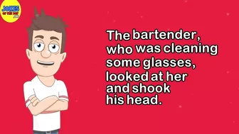 Funny Joke: A blonde woman walks into a bar and demands a beer - the bartender says “no”