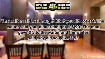 Funny Dirty Joke - The woman sleeps with the waiter