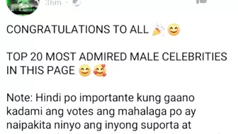 PANOORIN! ITO NA ANG TOP 20 MOST ADMIRED CELEBRITY|BUNSO MYGZ NAKA TOP 2!