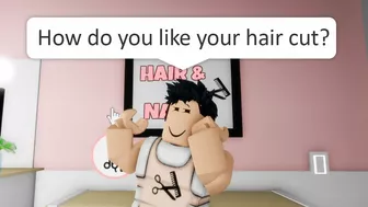 Don't go cut your hair with ur parents (meme) ROBLOX