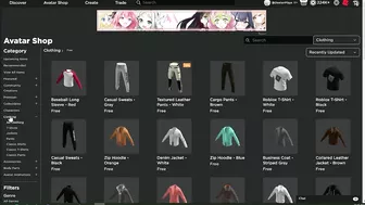 MORE *FREE* LAYERED CLOTHING TODAY IN ROBLOX - Sweat Pants, Leather Pants, Baseball Shirt