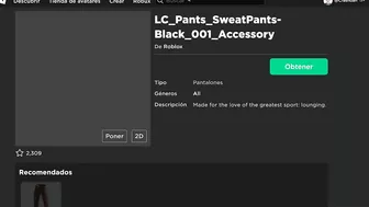 CONSIGUE PANTALONES y CAMISETAS 3D GRATIS en ROBLOX