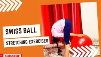 Swiss  Ball Stretching Exercises ||Yoga Ball Exercises ||