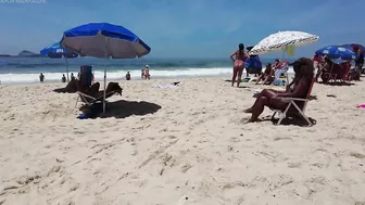 ???????? Summer in Rio de Janeiro - Brazil ☀️????️ Short Leblon Beach Walk 4K