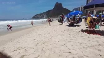 ???????? Summer in Rio de Janeiro - Brazil ☀️????️ Short Leblon Beach Walk 4K