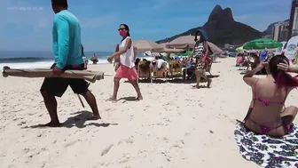 ???????? Summer in Rio de Janeiro - Brazil ☀️????️ Short Leblon Beach Walk 4K